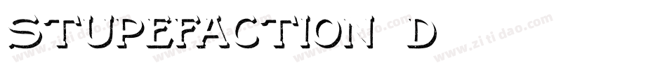 Stupefaction 3D字体转换